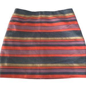 Stripe skirt J Crew